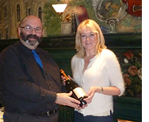 Alan Gray, Assistant Manager at The Ebury Restaurant & Wine Bar presents this months Moutard Champagne winner