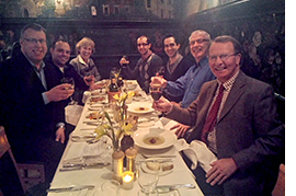 Concierge dinner at The Ebury Restaurant and Wine Bar