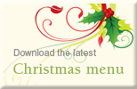 Christmas menu