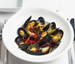 Mussel with lime and ginger