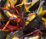 Mussel with lime and ginger