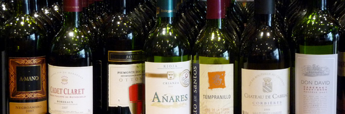 Extensive wine selection