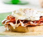 Brunch at the Ebury Restaurant and Wine Bar - eggs benedict